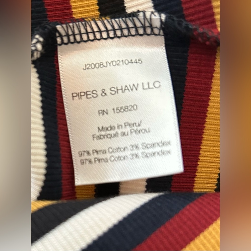 NWOT Veronica Beard Cedar Striped Puff Sleeve Multicolor Turtleneck Sweater - Picture 12 of 15